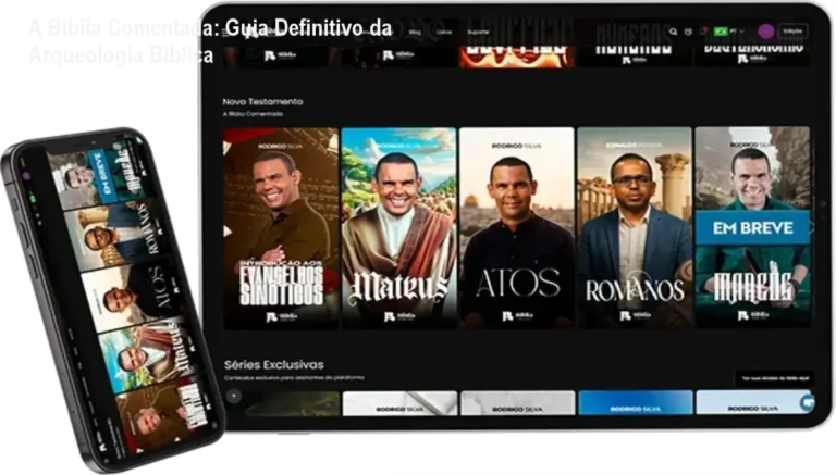 Capa do curso A Bíblia Comentada de Rodrigo Silva mostrando oferta de cupom