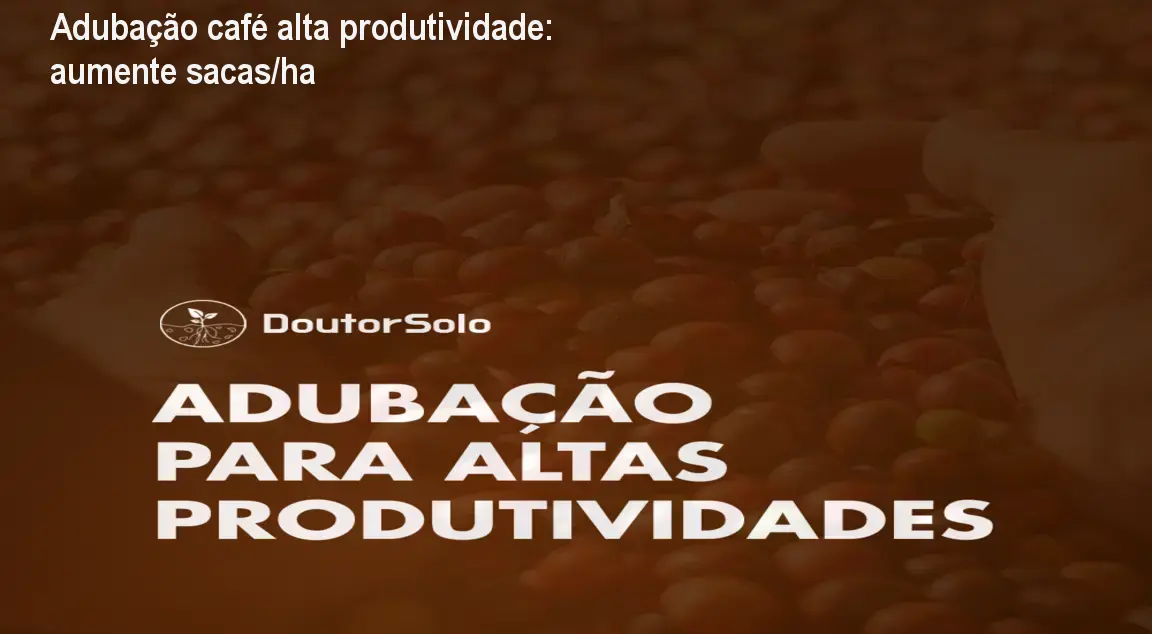 Adubação café alta produtividade: aumente sacas/ha 1 Adubação café alta produtividade: aumente sacas/ha
