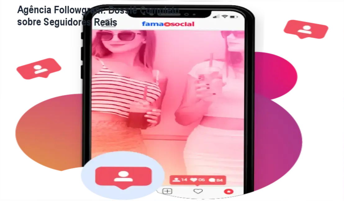 Interface de compra de seguidores brasileiros na Agência Followgram para aumentar engajamento