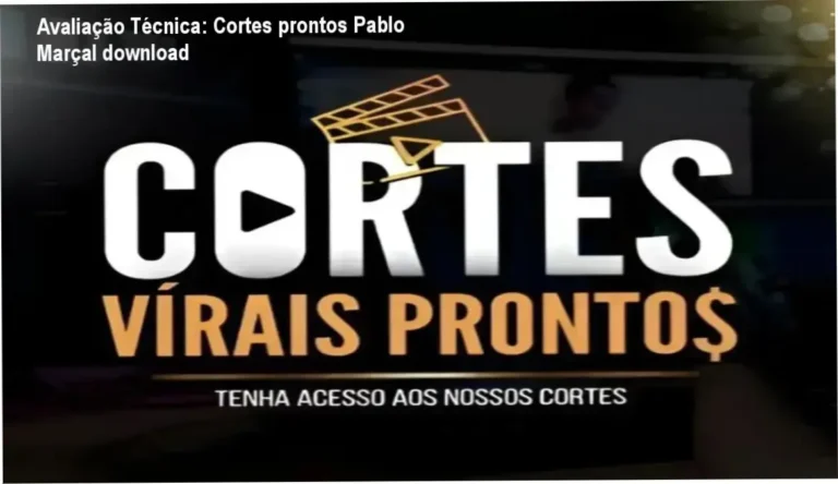 Guia explicativo sobre o produto digital Cortes prontos Pablo Marçal download