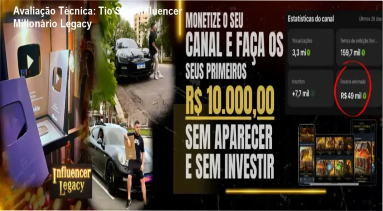 Avaliação Técnica: Tio San: Influencer Milionário Legacy 4 Guia explicativo sobre o produto digital Tio San: Influencer Milionário Legacy
