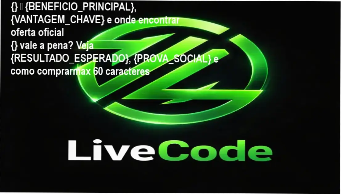 Guia explicativo sobre o produto digital Mentoria LiveCode