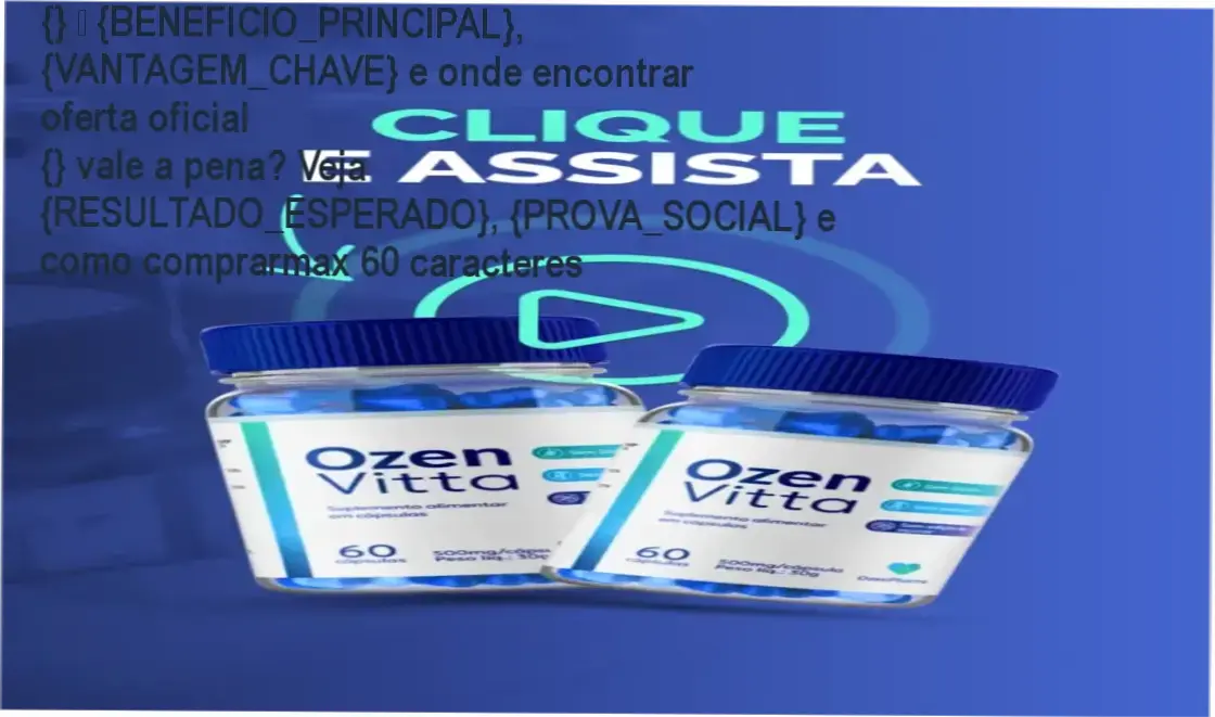 Guia explicativo sobre o produto digital OzenVitta