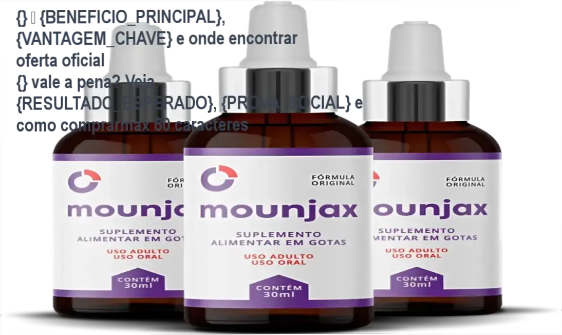 Guia explicativo sobre o produto digital MOUNJAX