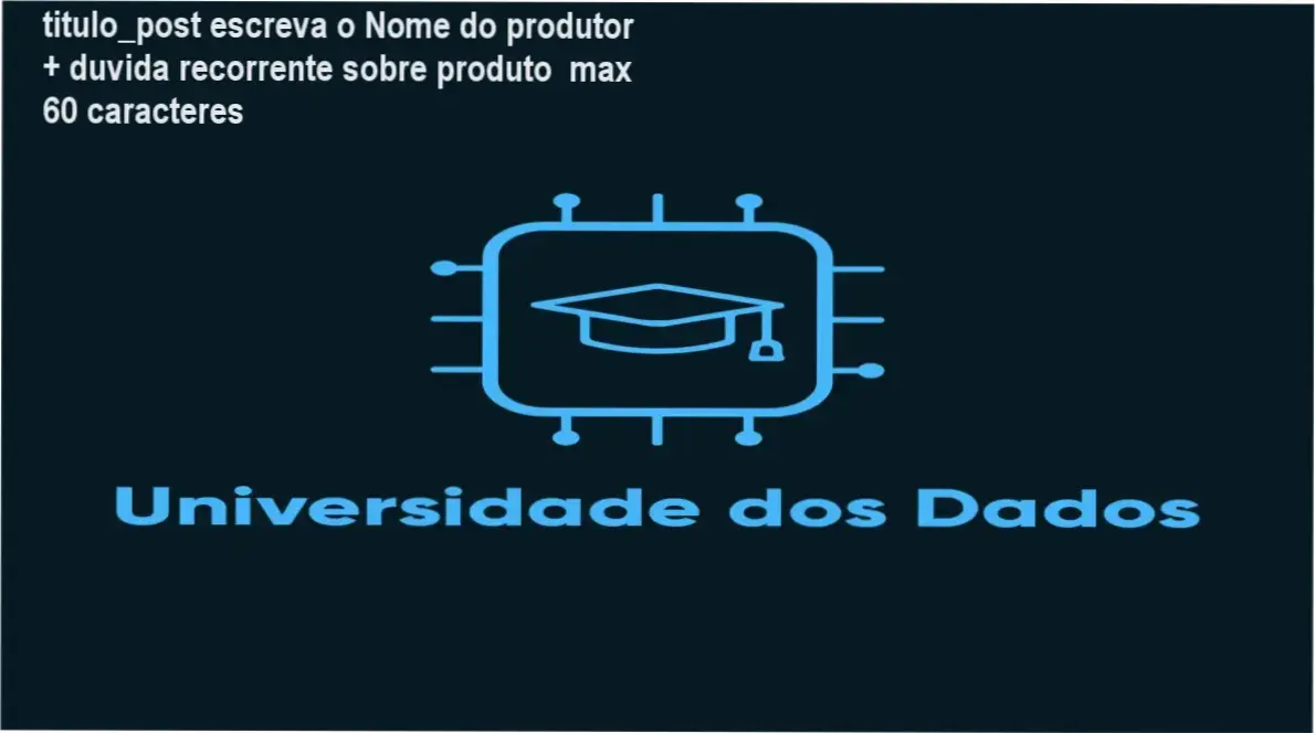 titulo_post escreva o Nome do produtor + duvida recorrente sobre produto max 60 caracteres 1 Andre Yukio apresentando o Clube de Assinaturas da Universidade dos Dados