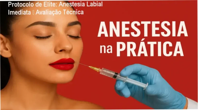 Protocolo de Elite: Anestesia Labial Imediata – Avaliação Técnica 5 Imagem promocional do curso Protocolo de Elite: Anestesia Labial Imediata, mostrando a Dra. Barbara Ribeiro em ambiente clínico