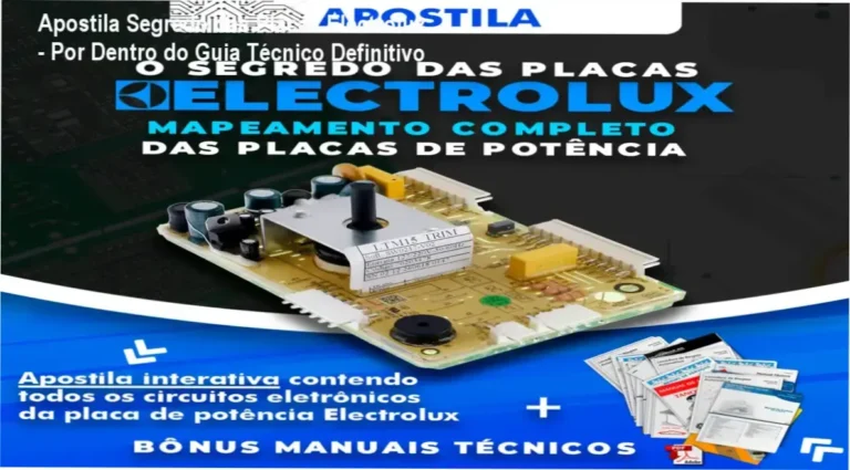 Apostila Segredo das Placas Electrolux - Bastidores do Guia Técnico com Especialista Doglas Hollas