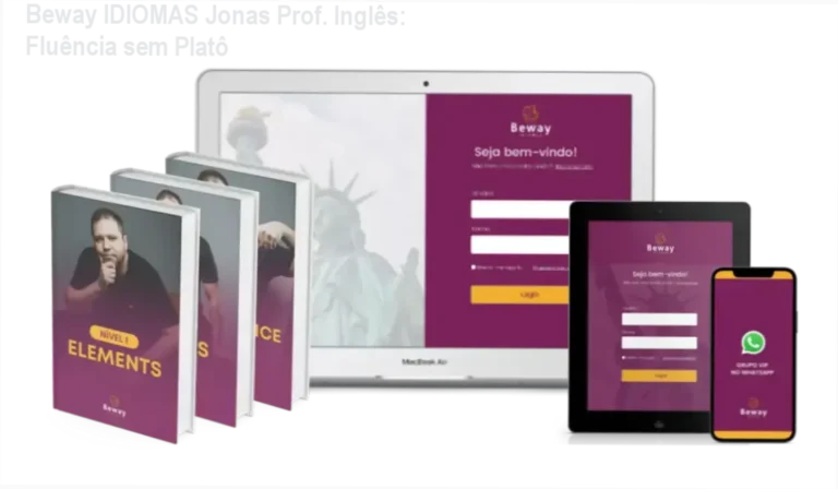 Capa do curso Beway 2.0 de inglês com método de confiança e memorização