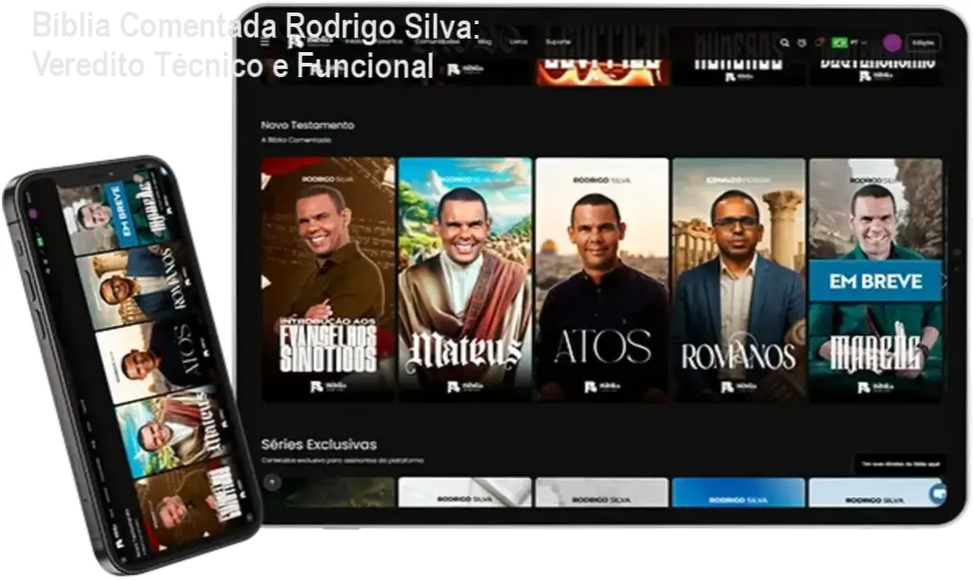 Bíblia Comentada de Rodrigo Silva – bastidores, funcionamento e visão interna