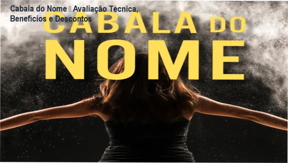 Imagem promocional do curso Cabala do Nome com destaque para cupons de desconto