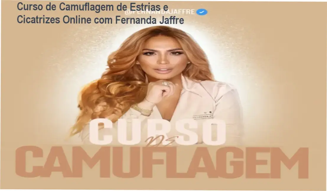 Curso de Camuflagem de Estrias e cicatrizes com Fernanda Jaffre, tempo e dedicação.