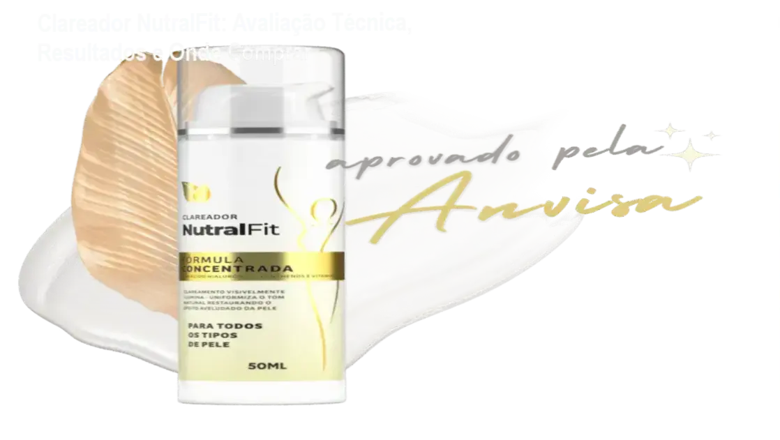 Clareador NutralFit: Avaliação Técnica, Resultados e Onde Comprar 1 Frasco do Clareador NutralFit com destaque para a promoção e indicação de onde adquirir