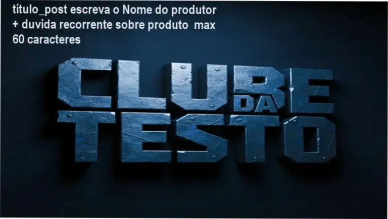 Clube da Testo: foco em saúde masculina, energia e força com método científico do autor especializado