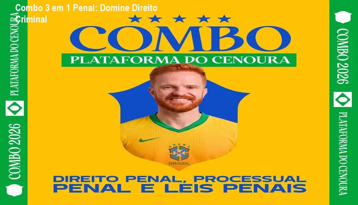 Combo 3 em 1 Penal: Domine Direito Criminal 1 Combo 3 em 1 Penal: Domine Direito Criminal