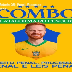 Combo 3 em 1 Método QR: Penal, Processo e Leis p/ Concursos