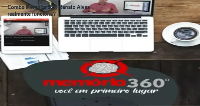 Interface de aprendizado e bastidores do método Memória 360 de Renato Alves