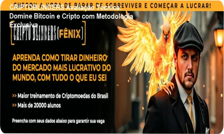 CRIPTOBLINDERS Avaliação Técnica: Domine Bitcoin e Cripto com Metodologia Exclusiva 4 CRIPTOBLINDERS Augusto Backes: bastidores e ensino exclusivo para criptomoedas