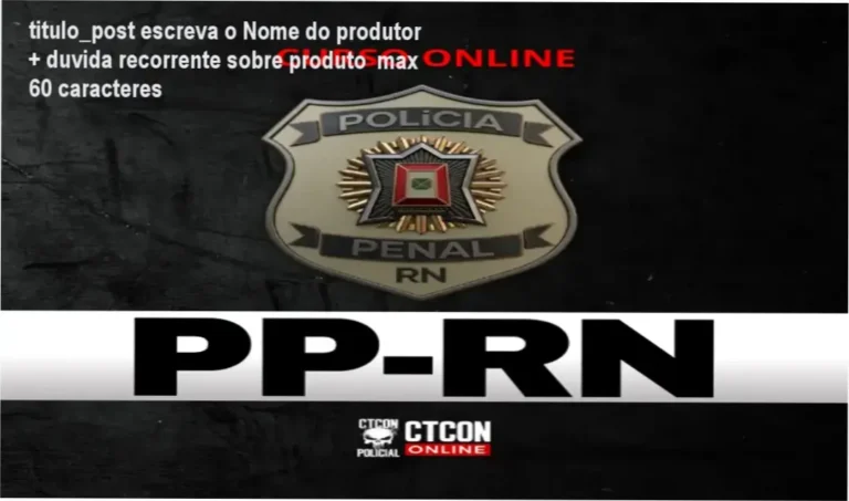 titulo_post escreva o Nome do produtor + duvida recorrente sobre produto max 60 caracteres 8 Tela do Curso CTCON Policial com aulas e simulados para a Polícia Penal do RN.