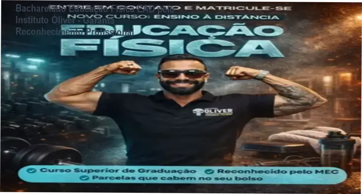 Instituto Óliver - Visão interna do curso de Educação Física com materiais, videoaulas e suporte estratégico para carreiras policiais