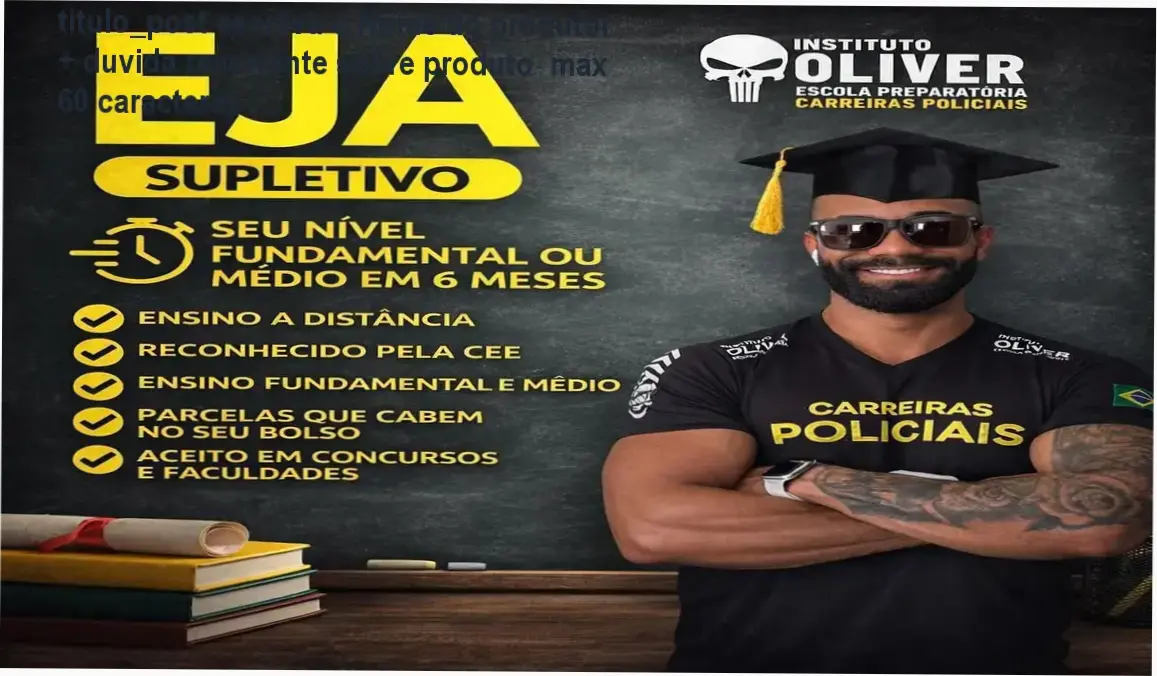 Curso EJA Online do Instituto Óliver - Bastidores e Funcionamento Interno