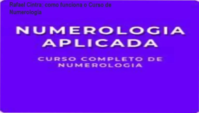 Curso de Formação de Numerologia Rafael Cintra bastidores e funcionamento interno da plataforma Hotmart