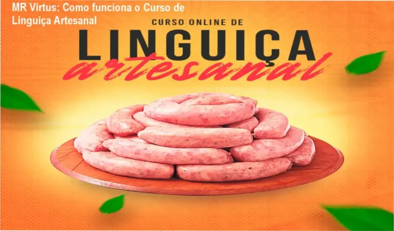 Curso de Linguiça Artesanal MR Virtus bastidores e funcionamento interno