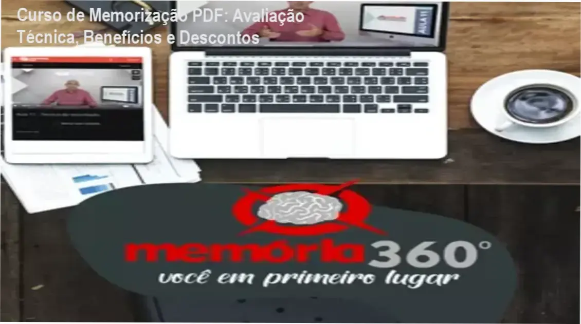 Curso de Memorização PDF: Avaliação Técnica, Benefícios e Descontos 1 Capa do Curso de Memorização PDF com destaque para oferta de cupom e benefícios de memorização