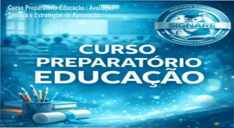 Imagem promocional do Curso Preparatório Educação com destaque para ofertas e cupons