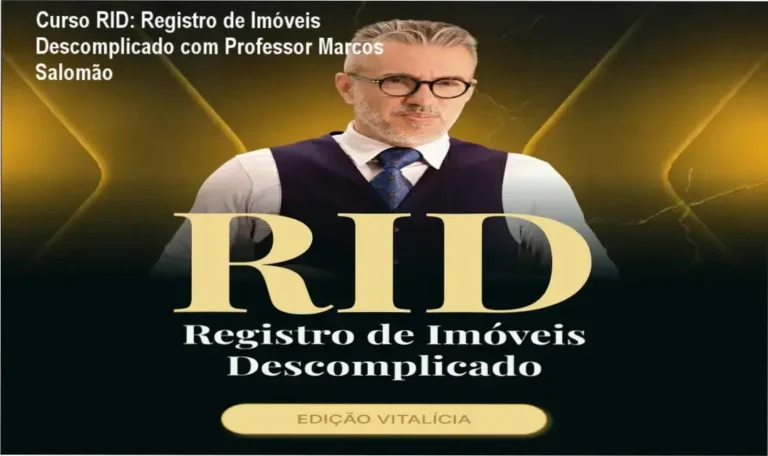 Curso RID Professor Marcos Salomão demonstrando técnica prática de registro de imóveis em cartório