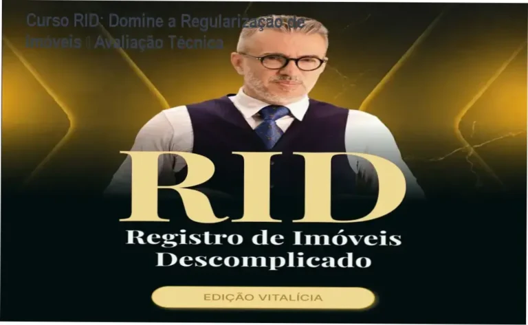 Imagem promocional do Curso Registro de Imóveis Descomplicado com destaque para a oferta oficial