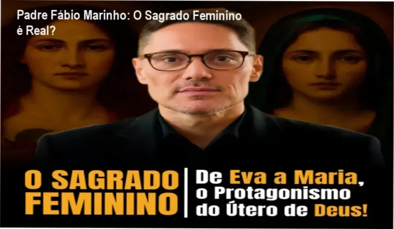 Padre Fábio Marinho: O Sagrado Feminino é Real? 2 Interface do curso O Sagrado Feminino do Padre Fábio Marinho demonstrando a profundidade do conteúdo teológico