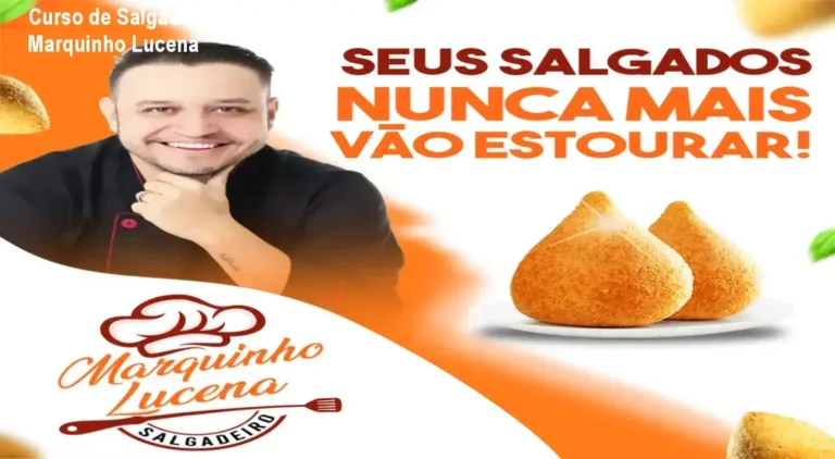 Curso de Salgados - Método Infalível de Marquinho Lucena 6 Curso Salgados Marquinho Lucena - Bastidores dos salgados profissionais