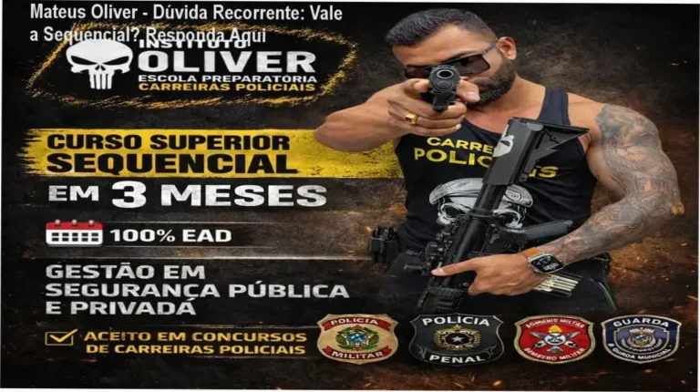 Análise detalhada do Curso Superior Sequencial de Mateus Oliver, focada em função e experiência interna
