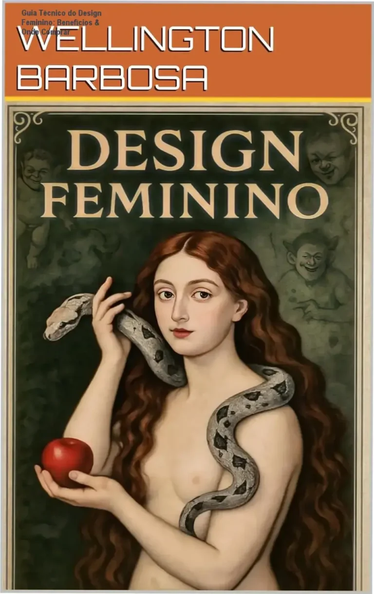 Capa do eBook Design Feminino destacando preço promocional e onde comprar