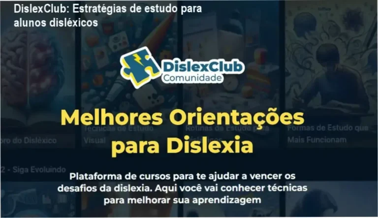 Membros da Comunidade DislexClub estudando técnicas de leitura para crianças disléxicas