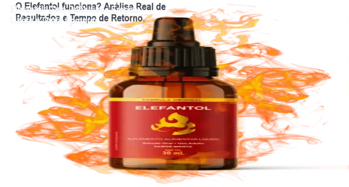 Elefantol: Guia Definitivo – Ereção, Libido e Onde Comprar 1 Frasco de Elefantol gotas sublinguais com selo de oferta oficial