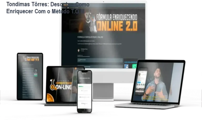 Tondimas Tôrres: Descubra Como Enriquecer Com o Método T.O.M 4 Enriquecendo Com Tondimas: bastidores do método T.O.M. e mentorias ao vivo