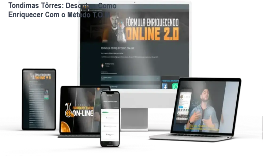 Enriquecendo Com Tondimas: bastidores do método T.O.M. e mentorias ao vivo