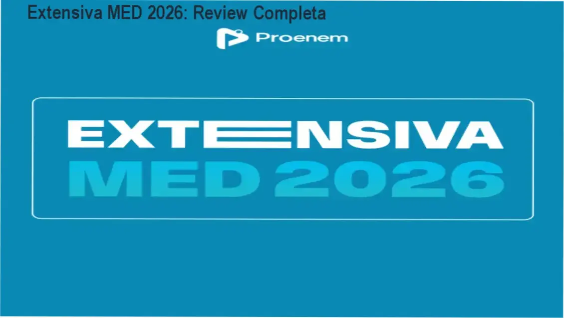 Extensiva MED 2026: Review Completa 1 Curso Extensiva MED 2026 - Por Dentro do Planejamento Estruturado e Simulados de Vetebra