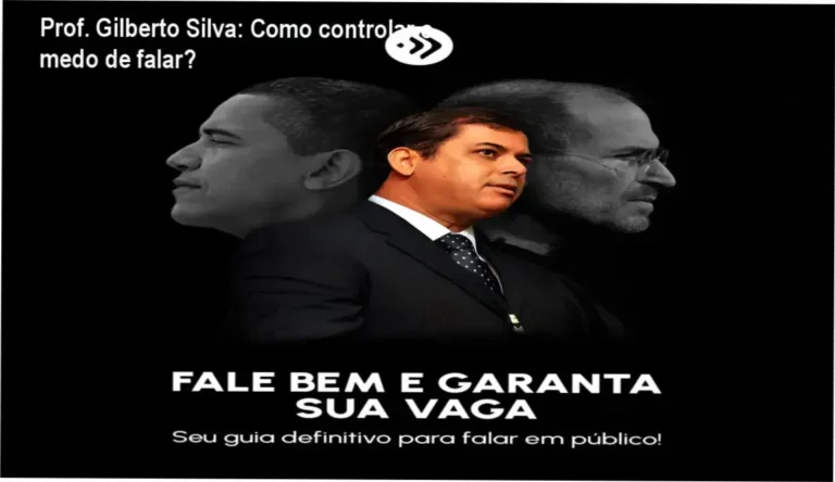 Prof. Gilberto Silva: Como controlar o medo de falar? 2 Fale Bem e Garanta a Sua Vaga Prof. Gilberto Silva bastidores e funcionamento interno