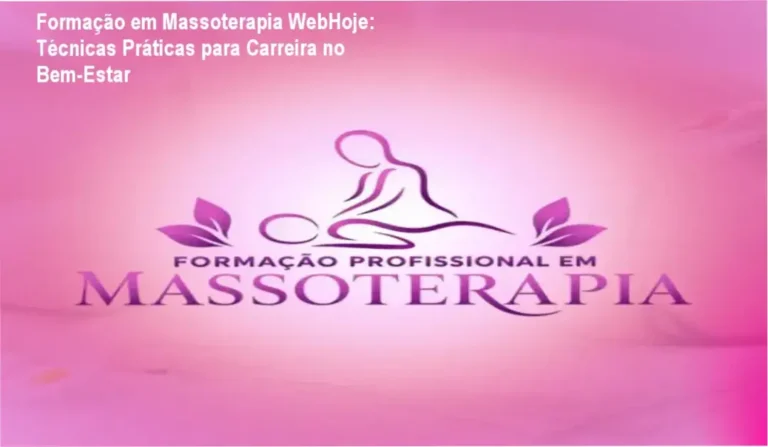 Formação em Massoterapia WebHoje: Técnicas Práticas para Carreira no Bem-Estar 5 Bônus de massagem com Bambuterapia, Pantalas e Vacuoterapia no curso WebHoje