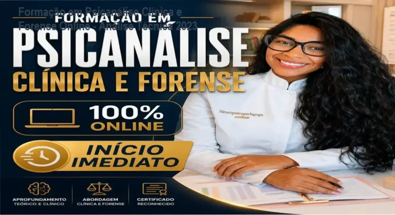 Formação em Psicanálise Clínica e Forense Online - Análise Técnica 2023 4 Curso de Psicanálise Clínica e Forense com supervisão de casos e certificado digital