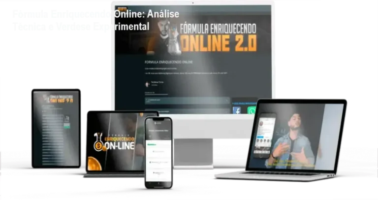 Visão interna do curso Fórmula Enriquecendo Online com Tondimas Tôrres e detalhes do Método T.O.M