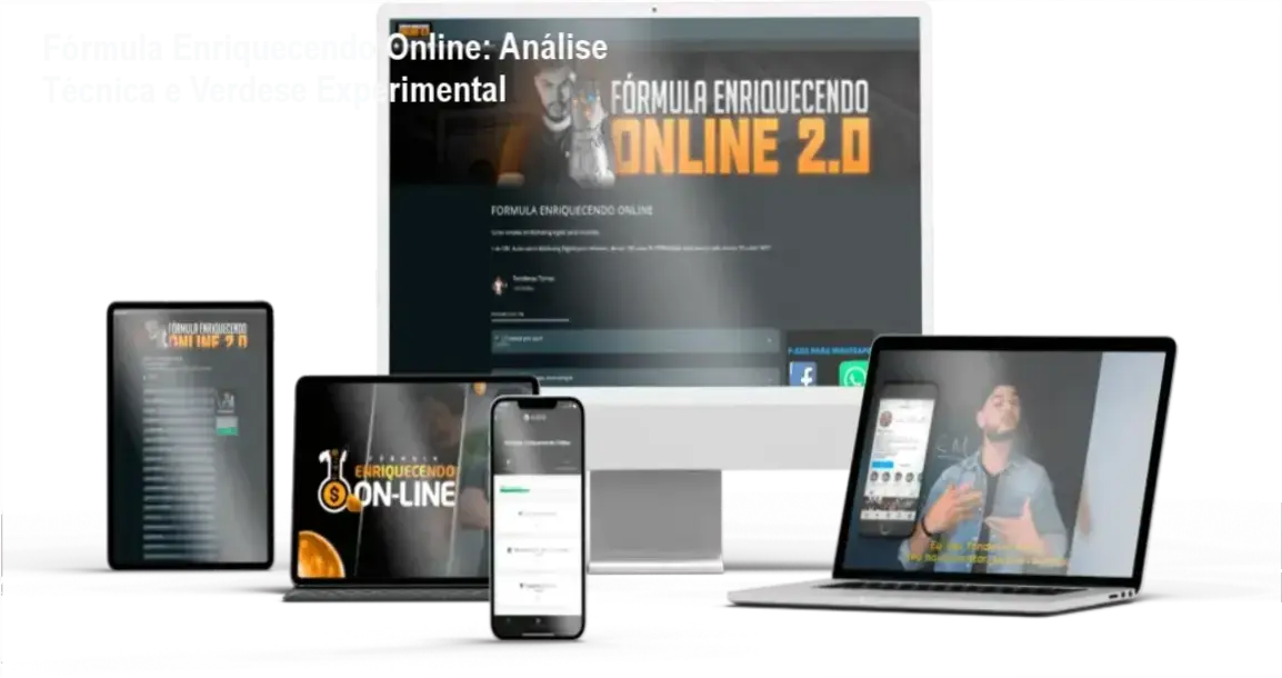 Visão interna do curso Fórmula Enriquecendo Online com Tondimas Tôrres e detalhes do Método T.O.M