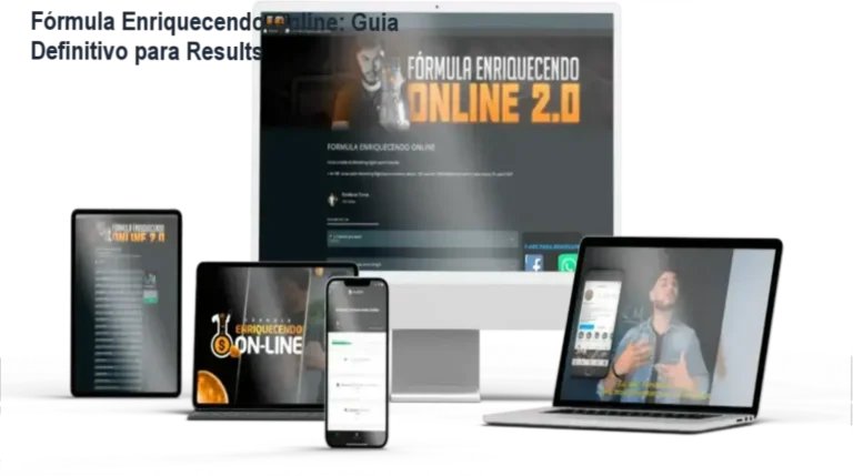 Tondimas Tôrres explicando funcionamento exclusivo da Fórmula Enriquecendo Online com bastidores