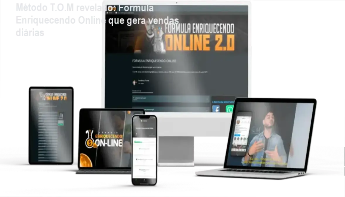 Avaliação Técnica da Fórmula Enriquecendo Online com Tondimas Tôrres