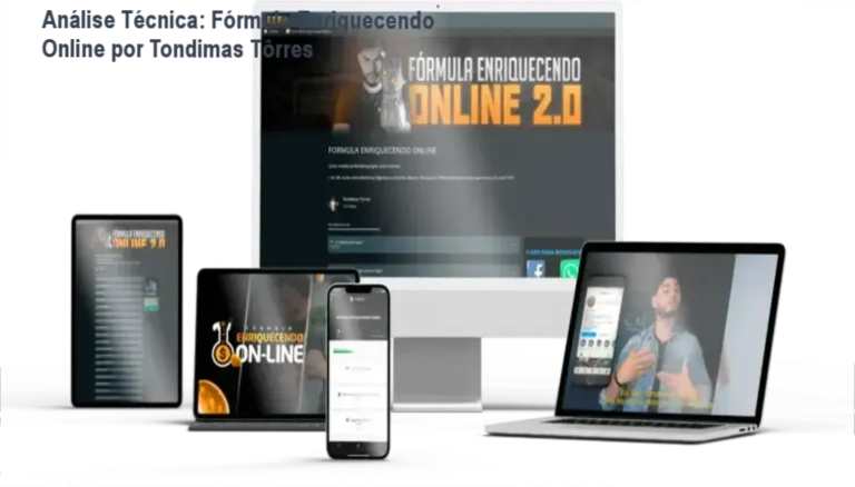 Fórmula Enriquecendo Online por Tondimas Tôrres: análise interna do método para criar negócio online