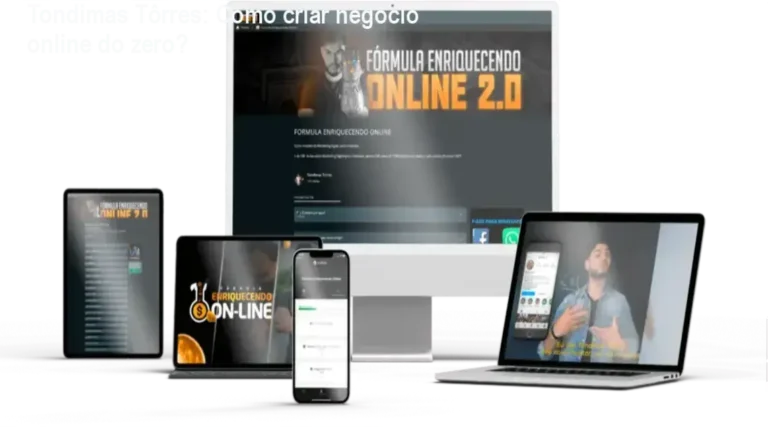 Fórmula Enriquecendo Online Tondimas Tôrres bastidores e funcionamento interno