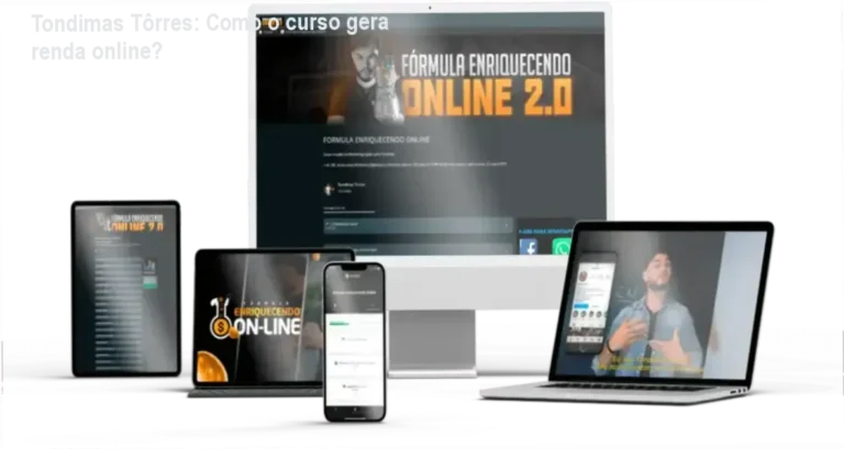 Fórmula Enriquecendo Online Tondimas Tôrres bastidores e funcionamento interno