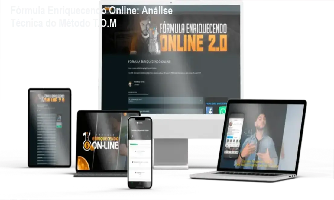 Fórmula Enriquecendo Online por dentro com autor Tondimas Tôrres e às vésperas das mentorias ao vivo